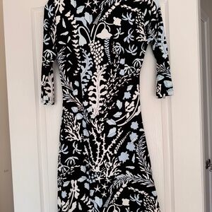 J.‎ McLaughlin Small Catalina Cloth Long Sleeve Sheath Dress Nautical Coral